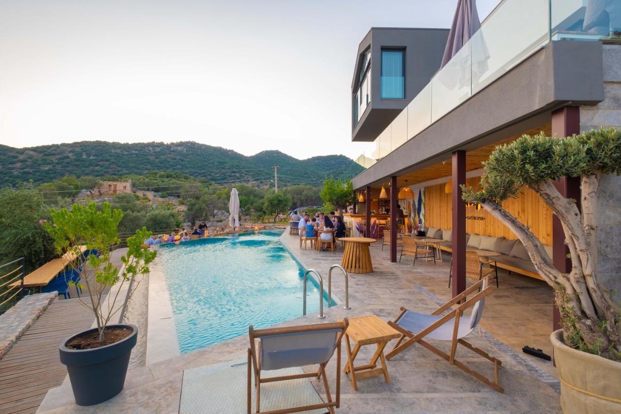 14 Premium Villas With Openair Restaurant&Tennis Court In Nature - Notos Club 卡斯 外观 照片